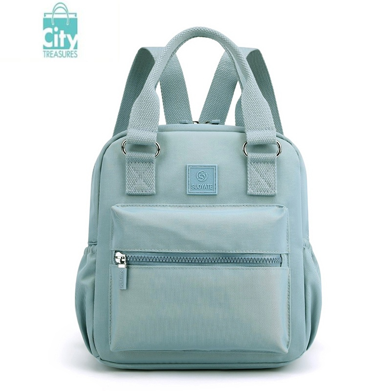 bangdou小款包包双肩包2023时尚新款轻便书包尼龙布小背包女包旅行