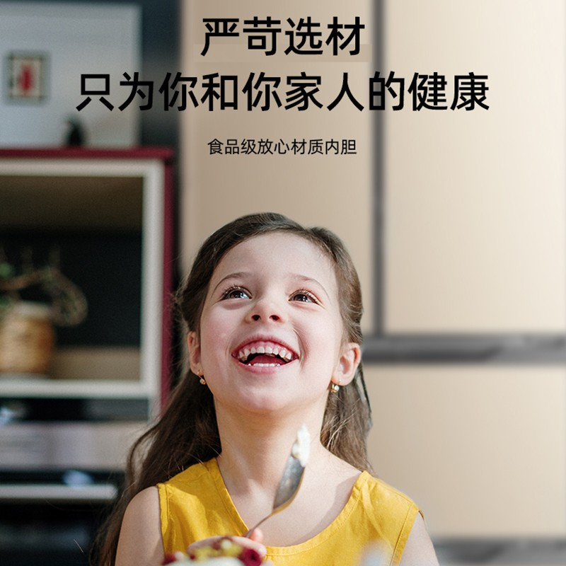 荣事达(Royalstar)四门三温法式冰箱冷藏冷冻软冷冻家用大容量多门电冰箱节能冰箱BCD-301M9RGZ深空金高清大图