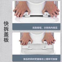 SEREN HOME赛恩卫浴抽水马桶家用坐便器喷射虹吸式缓降盖板节水坐便器