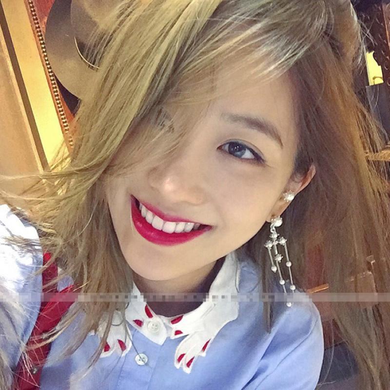 韩国直邮日韩简约不对称十字架珍珠耳环欧美夸张长款气质耳钉女潮送女朋友老婆生日礼物送女朋友七夕情人节礼物