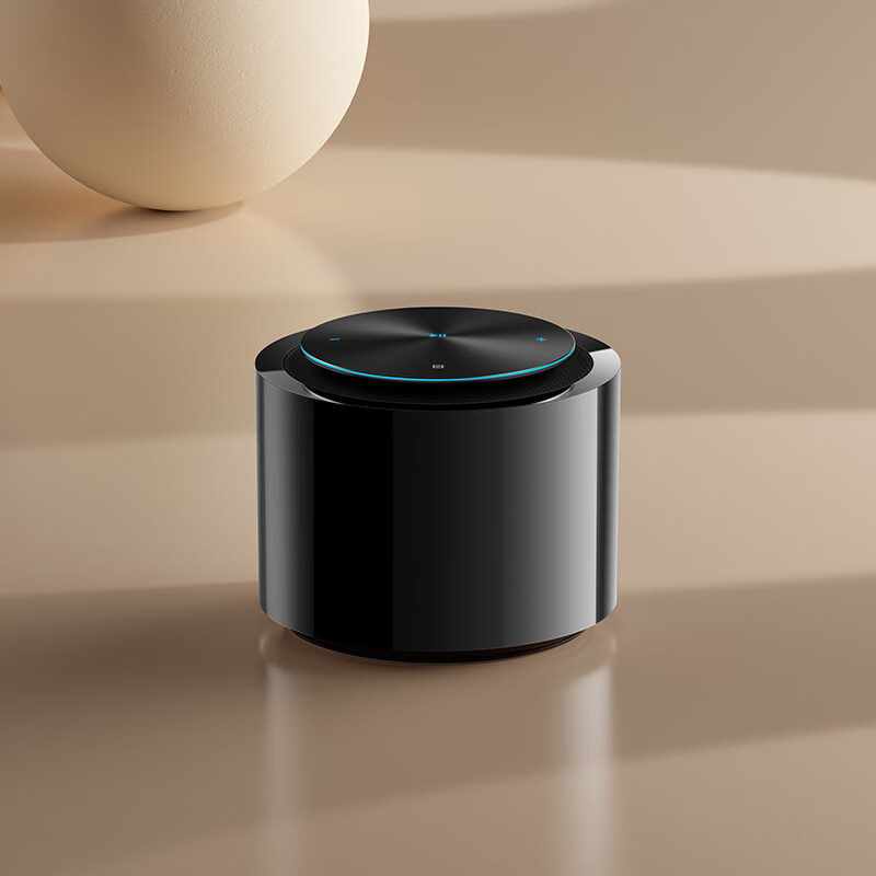 小米(MI)Sound高保真智能音箱 黑色 新版 NFC音乐接力 小爱音箱 小米音响 黑胶经典款 蓝牙音箱 音响 立体声高清大图