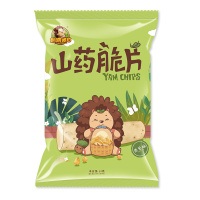 刺猬阿甘 山药脆片学校办公室休闲零食膨化小吃薄片脆薯片香葱味31g