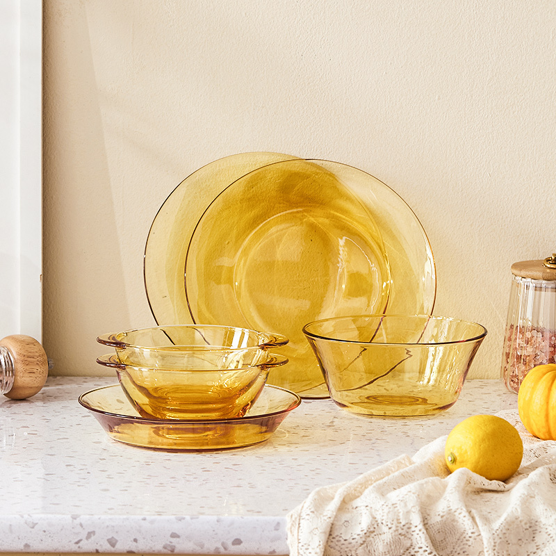 康宁玻璃餐具-CORNINGWARE2件套黄盒