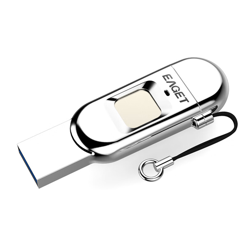 忆捷64GB Type-C USB3.1 HF-C01指纹加密手机U盘 双接口手机电脑多用 隐私安全保护高清大图