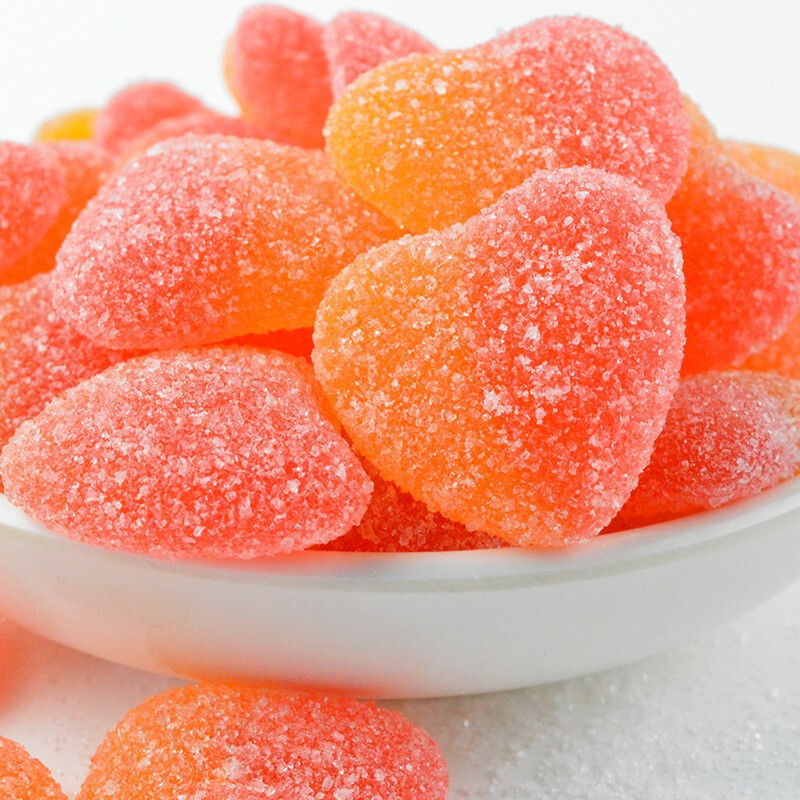 宝奴咪酸桃心橡皮糖150g