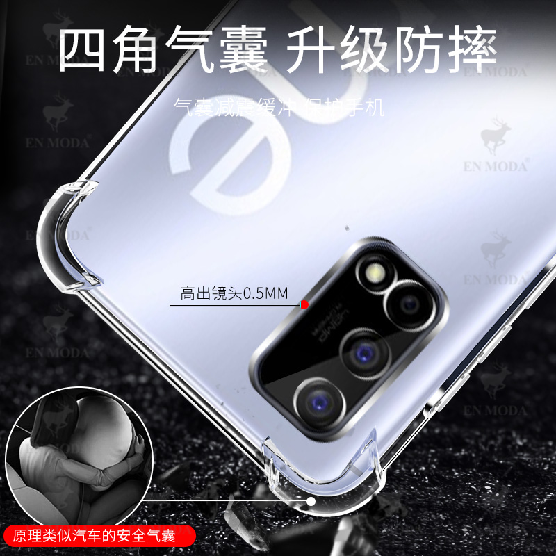 RealmeQ2手机壳realme真我Q2Pro保护套透明硅胶全包气囊防摔软壳高清大图