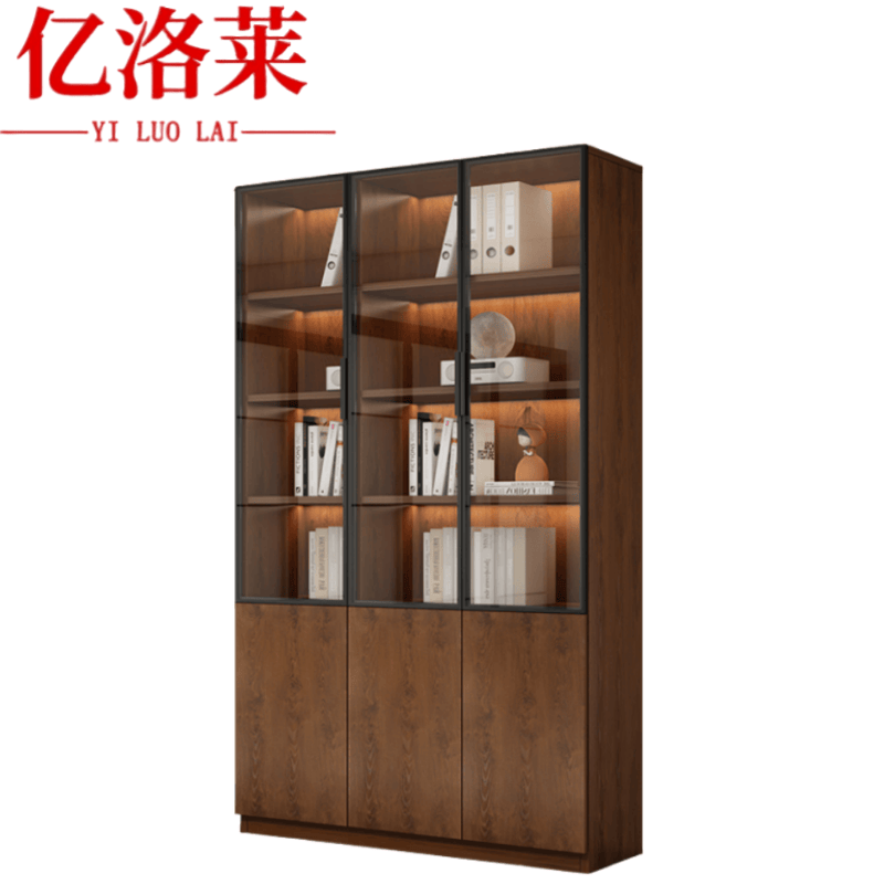 亿洛莱 书柜 120*32*200cm 个高清大图