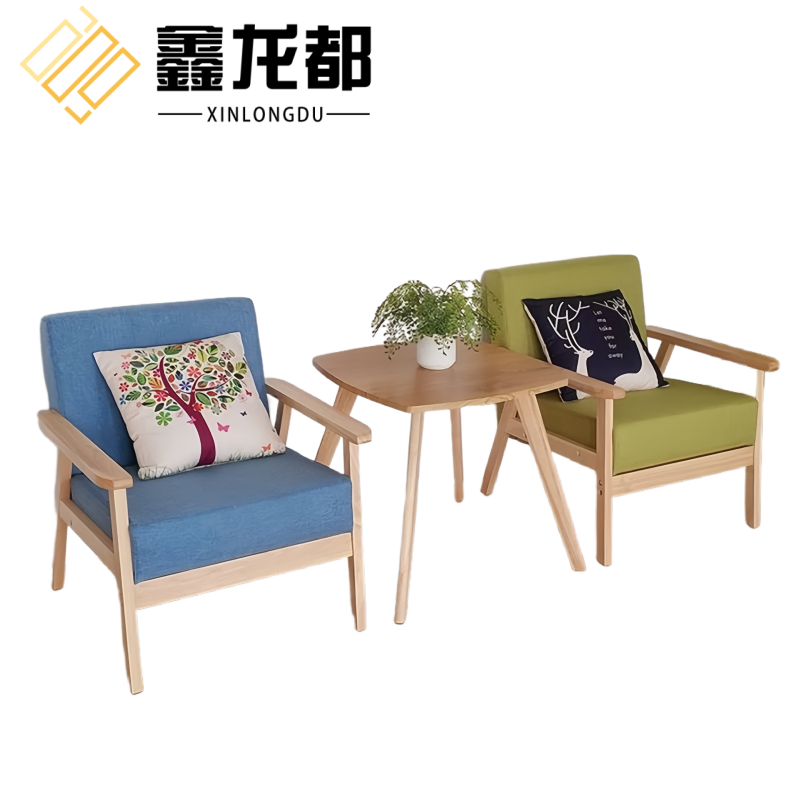 鑫龙都休闲桌椅一桌两椅套高清大图