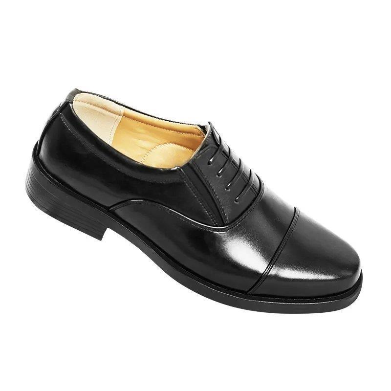 皮鞋男士商务正装休闲皮鞋男士兵三接头男军鞋军工皮鞋男鞋