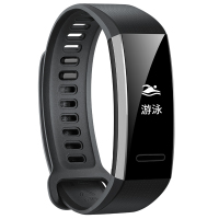 华为(HUAWEI)华为运动手环B19 黑色 标准版 50防水+24小时心率监测+21天续航+科学睡眠检测 智能手环