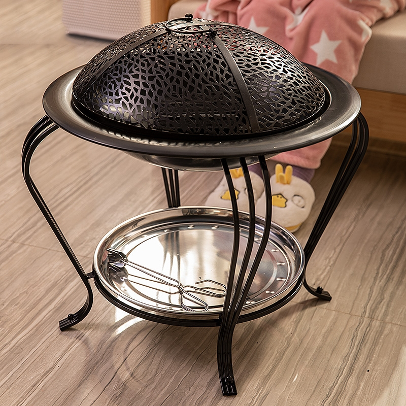 火盆烤火炉碳烤炉家用古达木炭烤火盆炭炉火炉碳炉室内庭院取暖炉