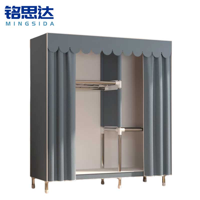 铭思达简易布衣柜108*45*105cm个高清大图