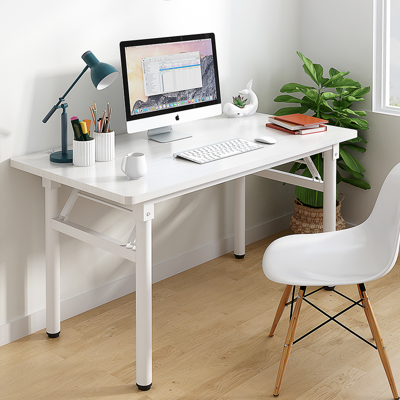 电脑桌家用学生现代简约台式书桌长方形卧室租房小桌子简易办公桌