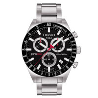 天梭(TISSOT)钢带手表 律驰516系列多功能石英表男表三眼夜光男士手表 T044.417.21.051.00