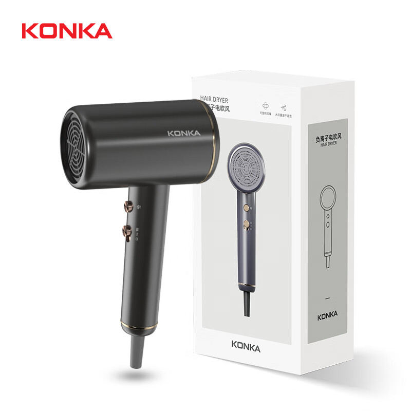 康佳(KONKA) 大功率家用电吹风 KCFJ-18001(DS01)