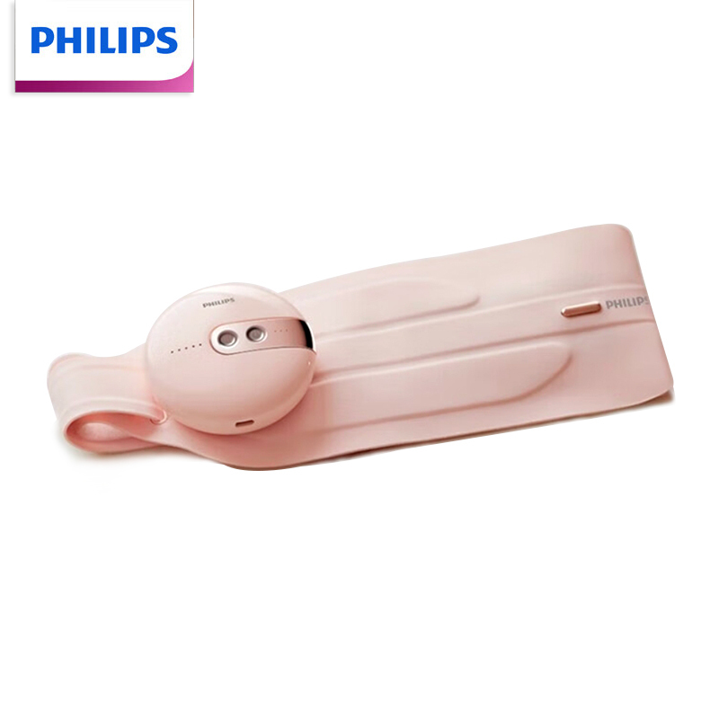 飞利浦腰部按摩器暖宫腰带 PPM3205B 粉色高清大图