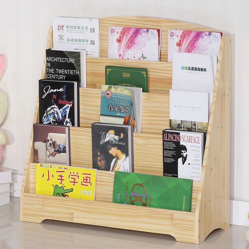 儿童书柜书架经济型幼儿园闪电客宝宝绘本架杂志架展示架图书架