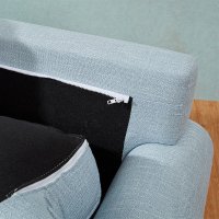 左右布艺沙发 简约现代美式大小户型客厅家具 可拆洗布艺沙发组合DZY3603
