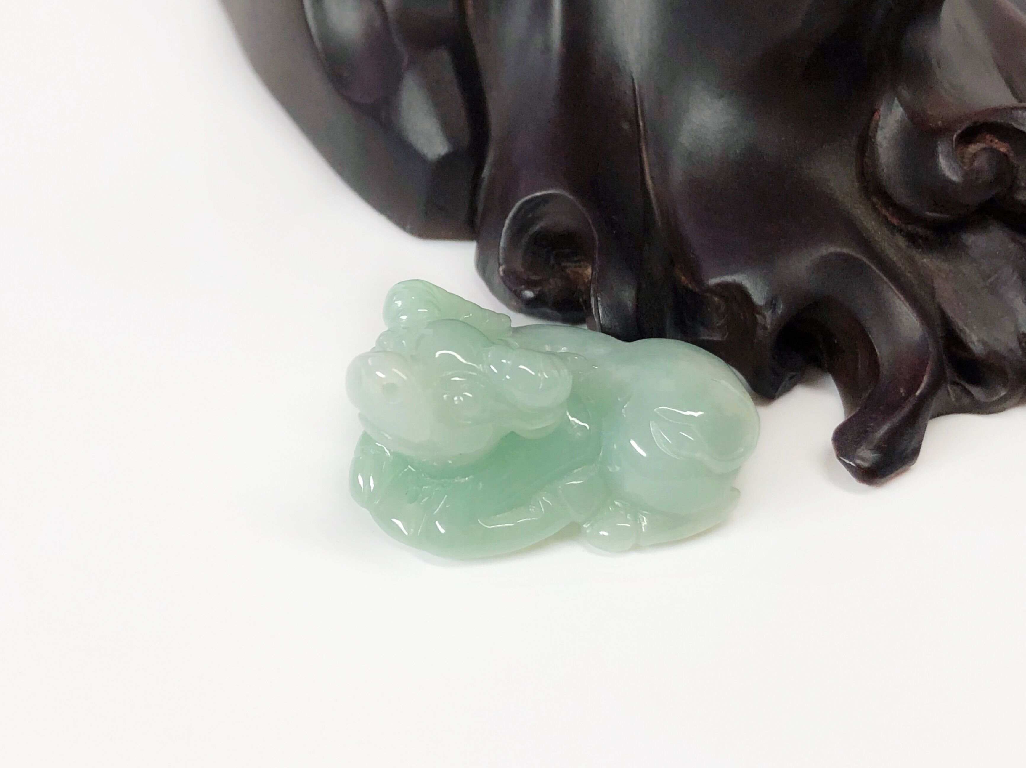 缘源珠宝天然a货翡翠吊坠糯种春彩色翡翠生肖牛吊坠男女款挂件参数