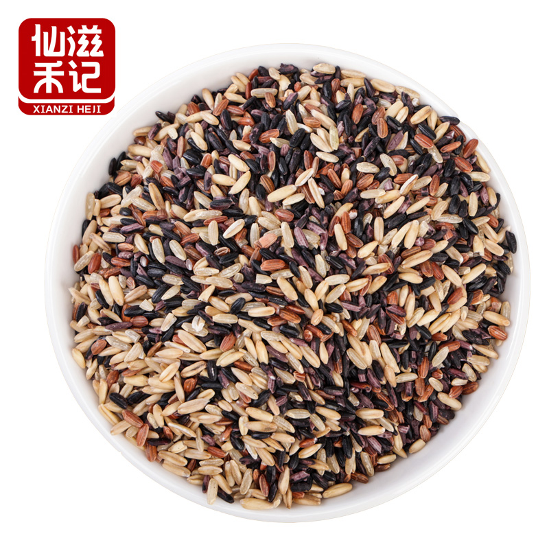 仙滋禾记 七色糙米 1kg/罐高清大图