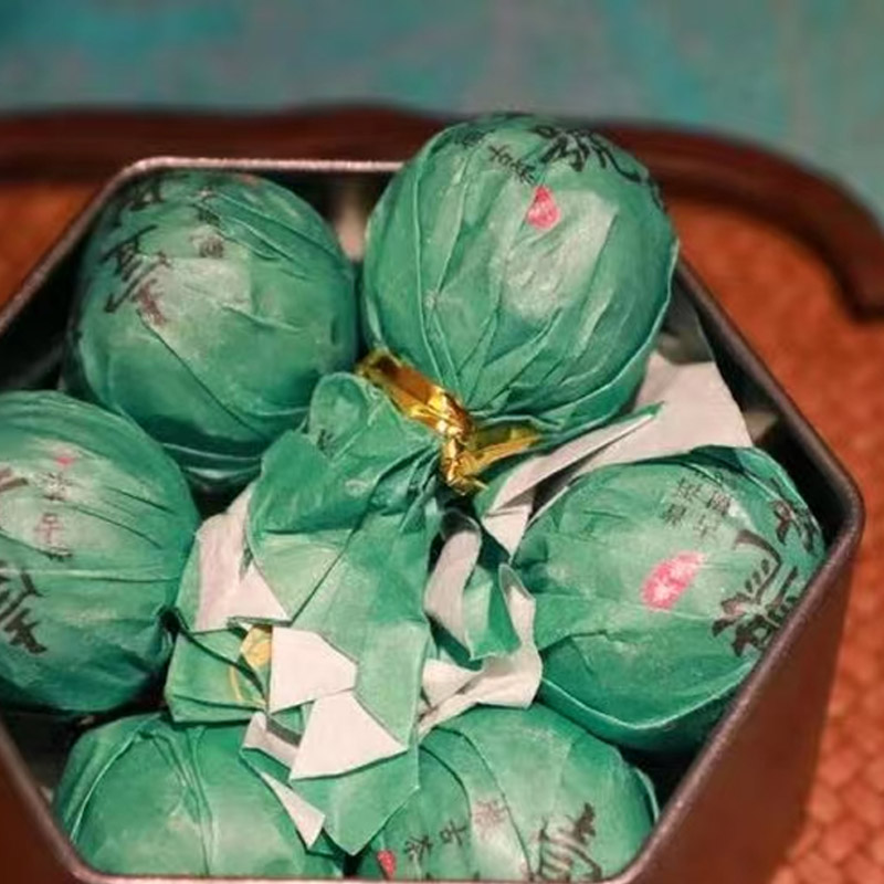 澜凔古茶 冰岛核心古树 头春头采 2017年 80g高清大图