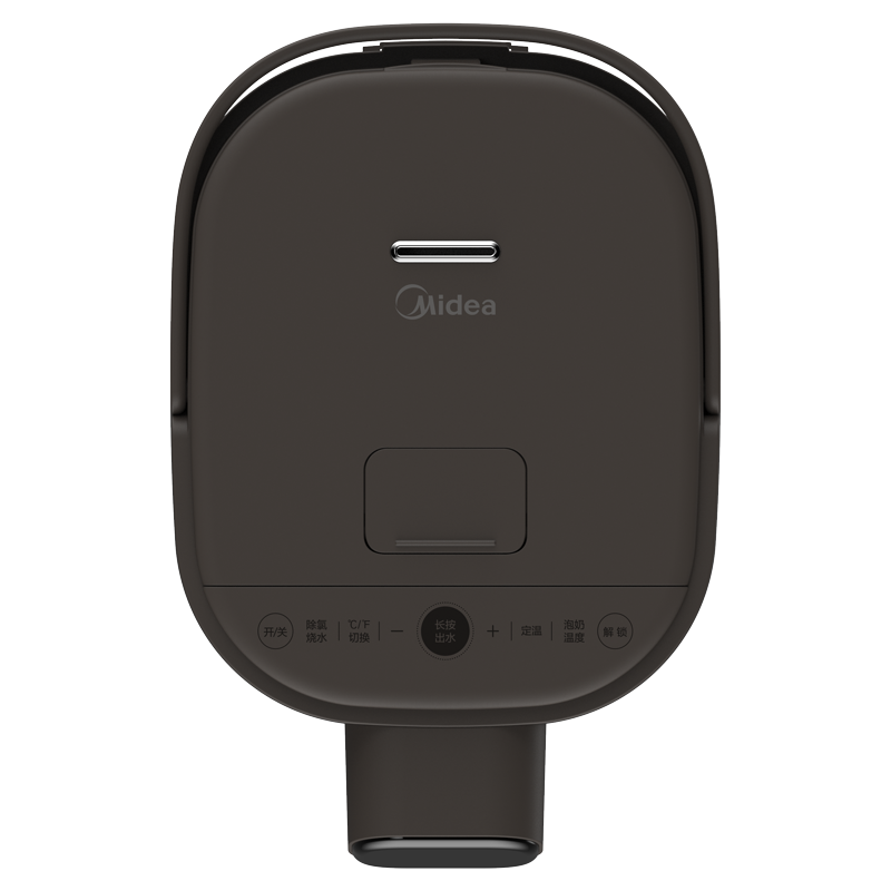 美的(Midea)电热水瓶5L家用电热水壶一键除氯多段温控双层防烫食品级304不锈钢开水壶烧水壶 布朗棕