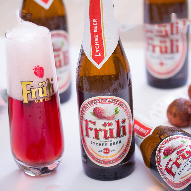 比利时芙力荔枝啤酒进口精酿Fruli诱惑水果330ml*6瓶高清大图