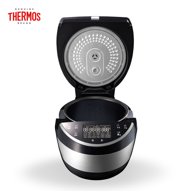 膳魔师(THERMOS)电饭煲EHA-4152E 智能3D加热预约 5L大容量 陶晶内胆 三维立体加热电饭煲 膳魔師