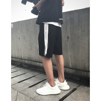 梵克公牛男夏 休闲夏季大裤衩日系韩版牌喷墨常规学生男士青少年马裤中裤