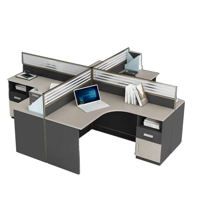 台益 办公桌 屏风工位(四人位)TY-GW2024131 2820*2820*1100mm 张高清大图