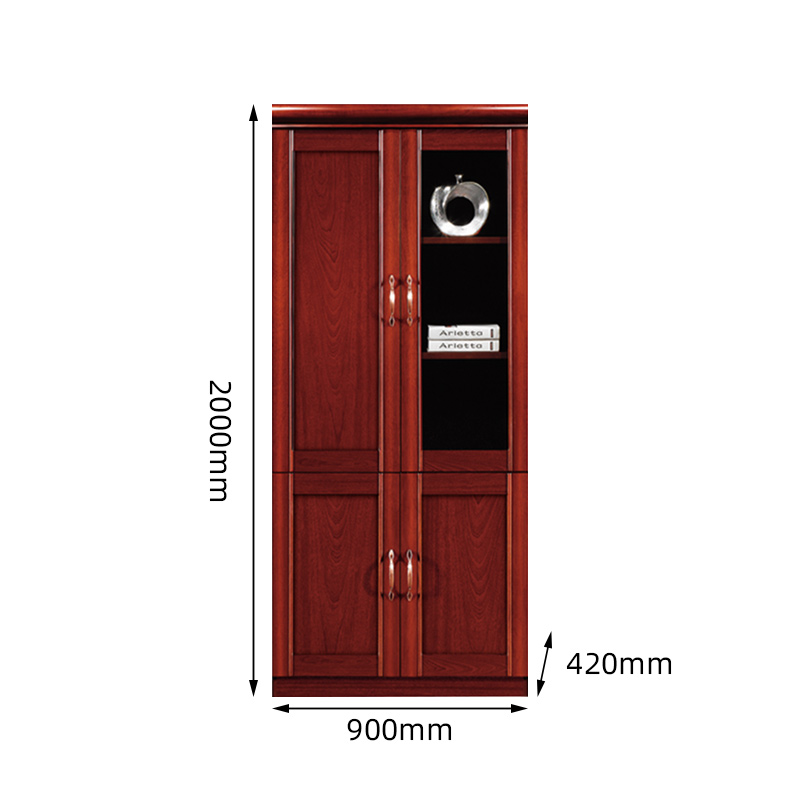 初嘉(CJ)CJ4052404 木质文件柜 二门 900*420*2000mm(单位:台)高清大图