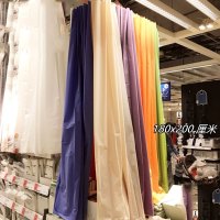 趣涉家居 浴帘加厚环保颜色小清新唯美浴帘淋浴隔断帘 生活日用浴室用品浴帘居家用品