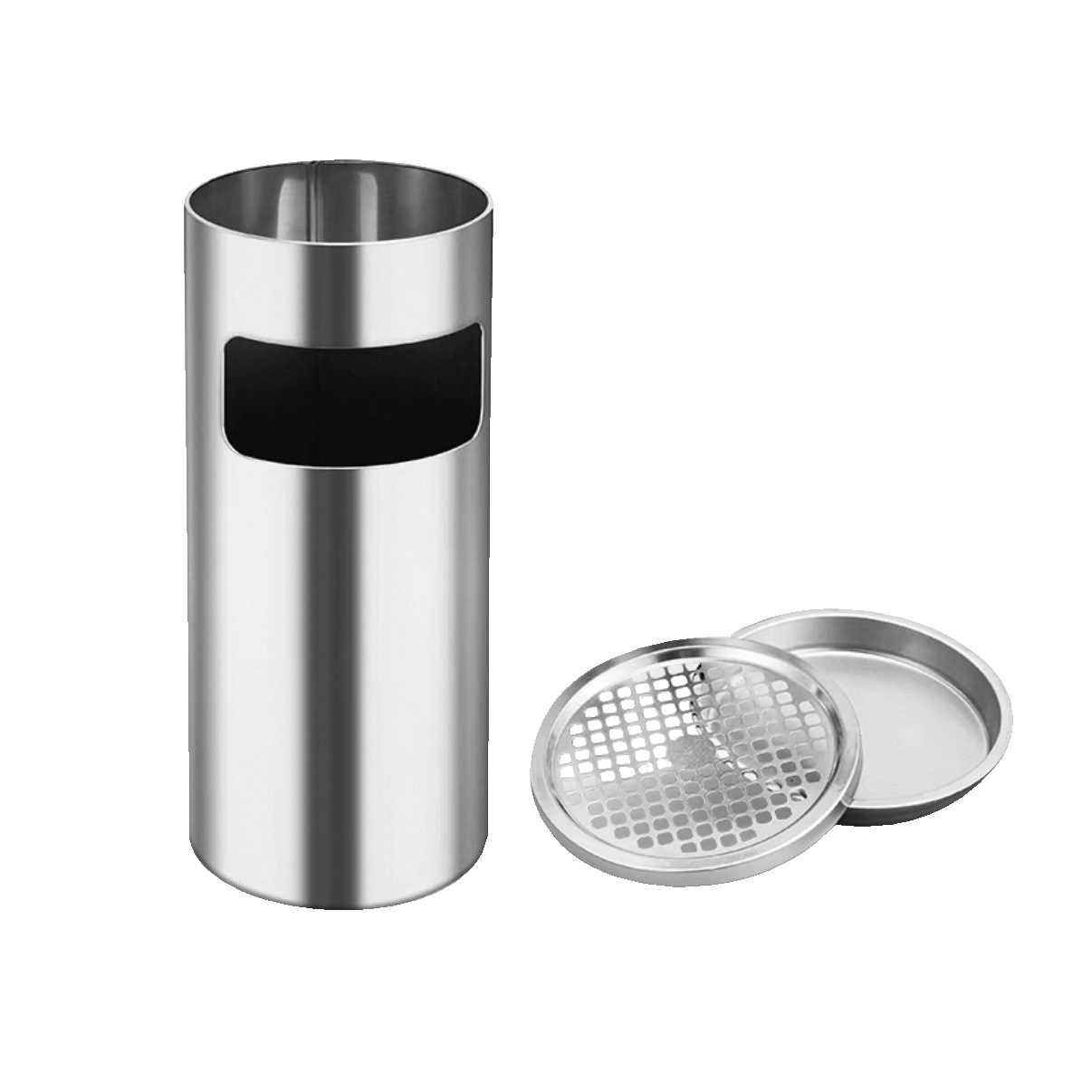 春昆阳岚 灭烟垃圾桶 不锈钢 个高清大图