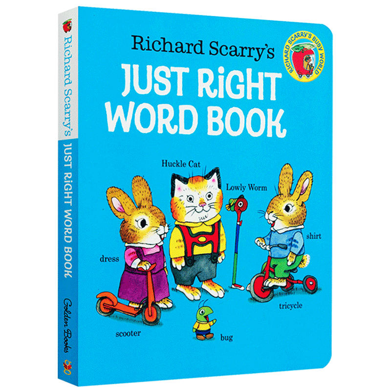 词汇书 [正版]斯凯瑞词汇书 Richard Scarry’s Best Word Book Ever 会讲故事的单词书
