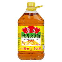 鲁花 食用油 非转基因 浓香 大豆油 5L