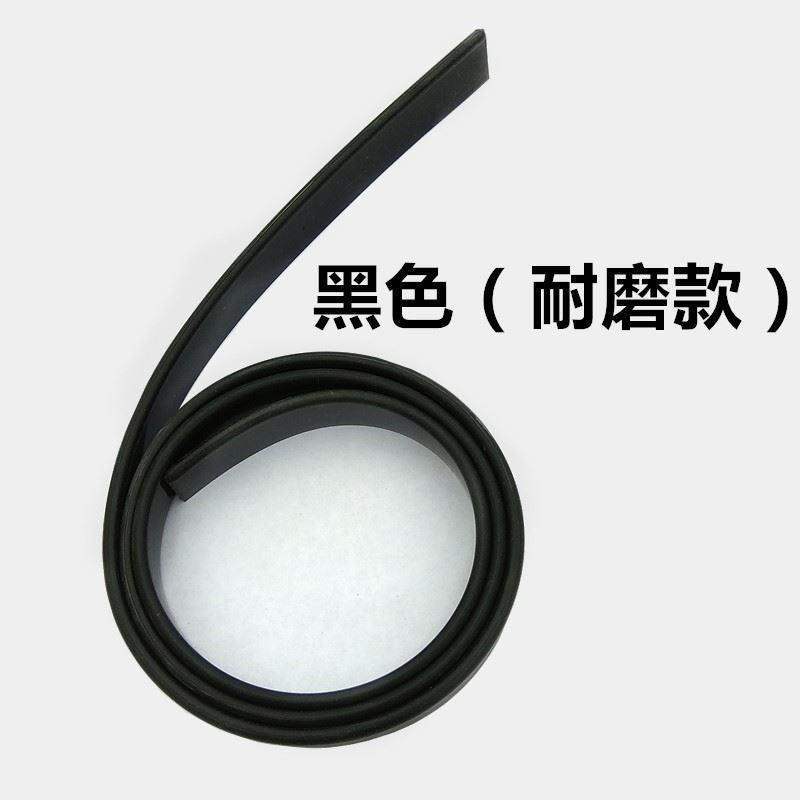 1.05米玻璃刮橡胶条刮刀刮条擦玻璃器皮条硅胶刮水条105CM替换条 蓝色橡胶高清大图