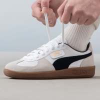彪马（PUMA）男鞋女鞋新款情侣运动鞋潮流时尚舒适透气休闲鞋板鞋396464-01 ZP 396464-01/白色/驼色/黑色 37