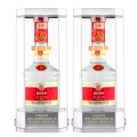 [五粮液宜宾总厂产]五粮液富贵吉祥柔和52度500ml*6瓶浓香型高度白酒礼盒配送礼品袋