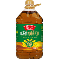 鲁花低芥酸 浓香菜籽油5L 食用油 粮油 礼品 家用炒菜 植物油 营养健康轻食 送礼佳品 纯正物理压榨 香浓味美 年货