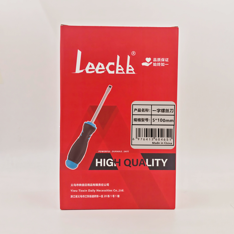LEECBB 一字螺丝刀 5*100mm 把高清大图
