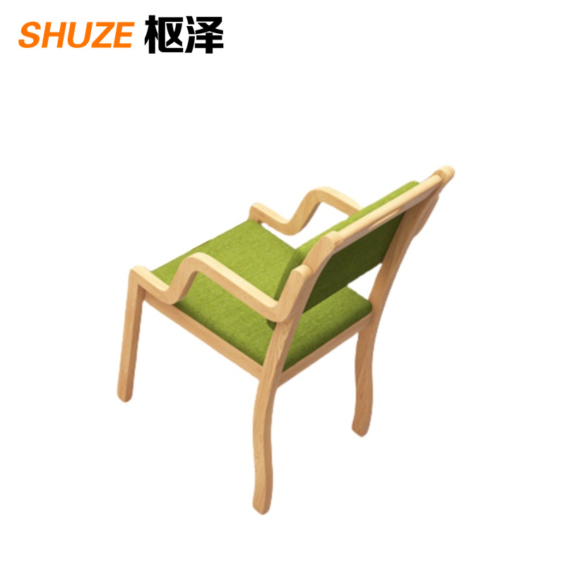 枢泽 木质椅 520*520*850mm 张高清大图