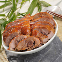 [中华特色]桂花鸭 春江晓景酱鸭928g整只南京特产国产休闲零食卤味小吃
