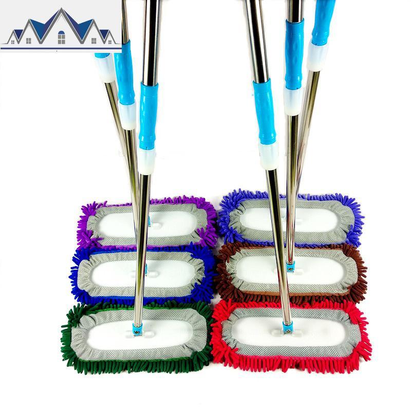 雪尼尔拖把,吸水洗墙壁擦棚顶拖把大号加厚钢管 三维工匠图片