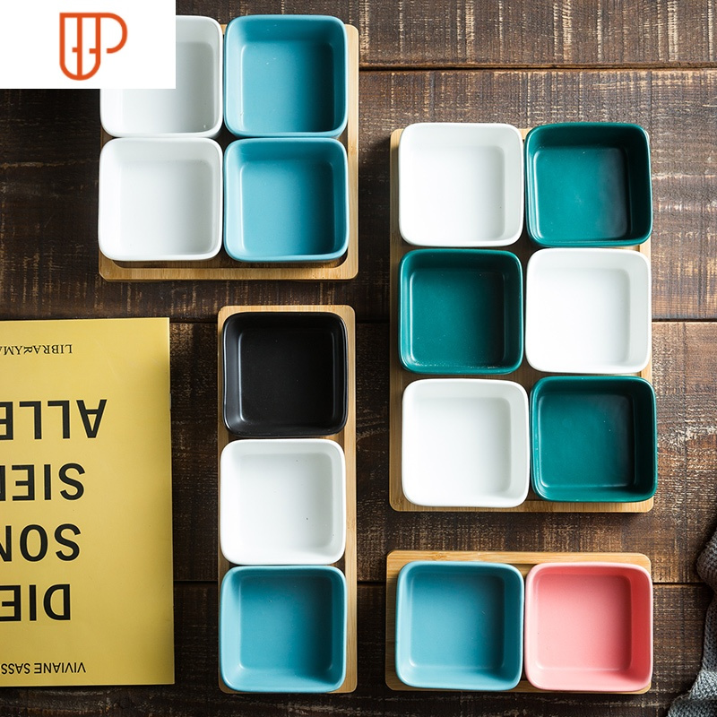 北欧水果盘酒吧小吃盘分格点心零食盘子创意碟子套装ins网红餐具国泰