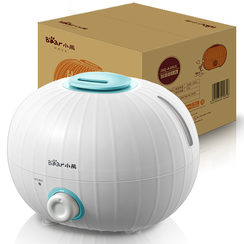 小熊(Bear)加湿器 JSQ-A10U1 1升银离子抑菌水箱 微米级细雾香薰抑菌超声笔静音香薰加湿机
