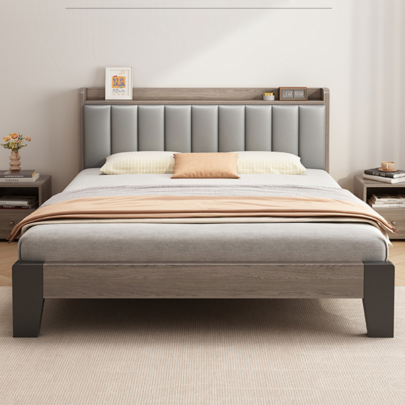 布欧格实木床1米8双人床高清大图