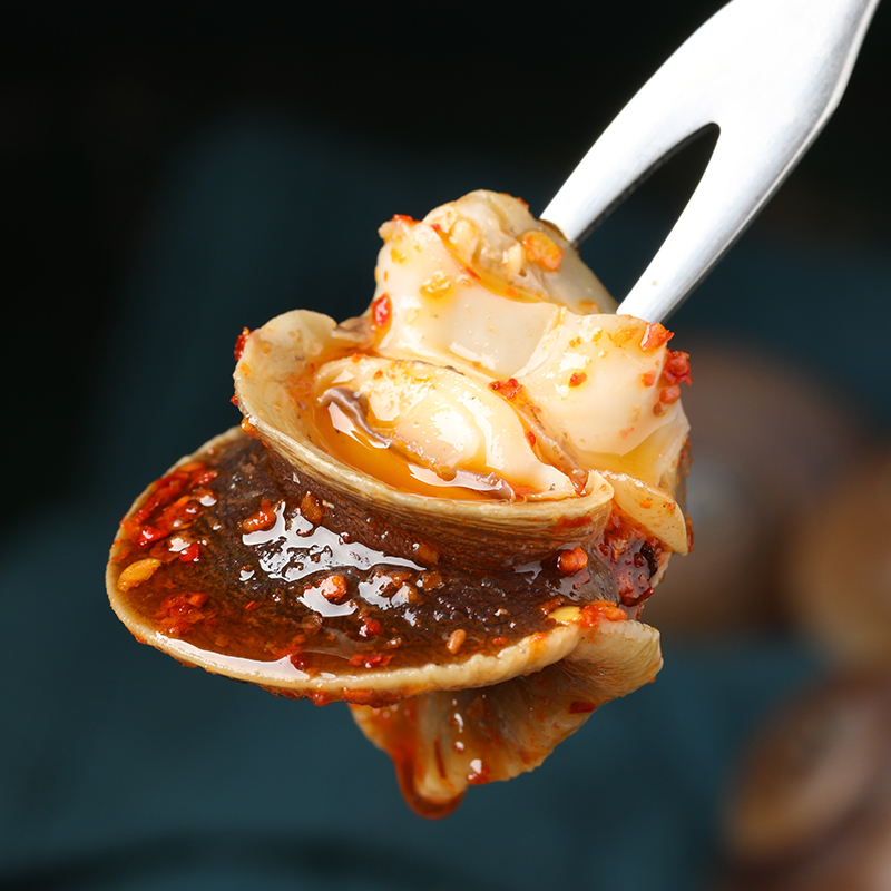 即食海螺肉罐头100g海鲜海螺即食罐头小海鲜零食下饭菜麻辣鲜香即食