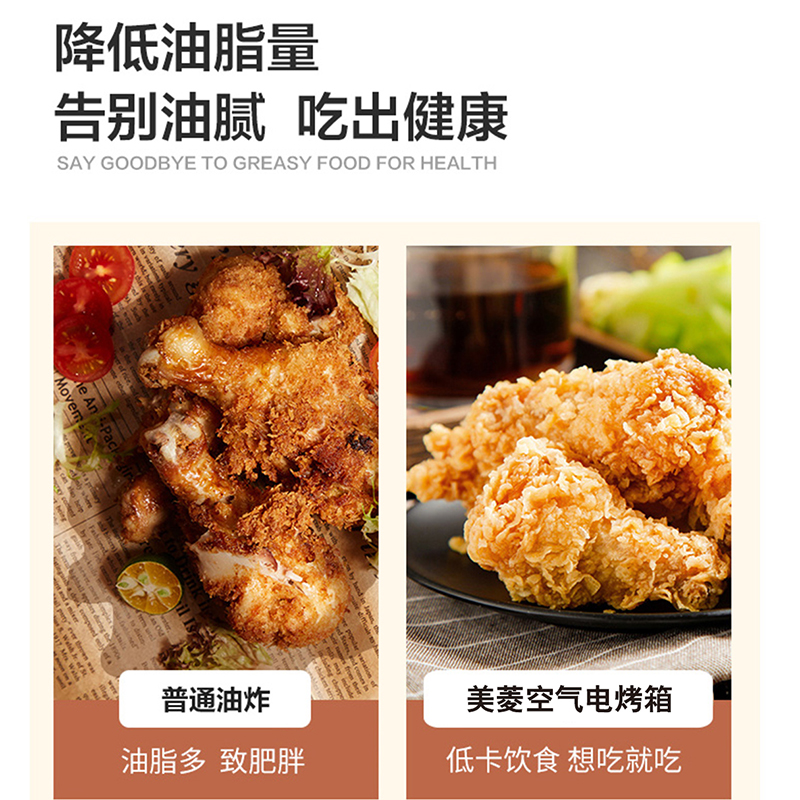 MELNG/美菱23L空气炸烤箱 MO-TLC2301高清大图