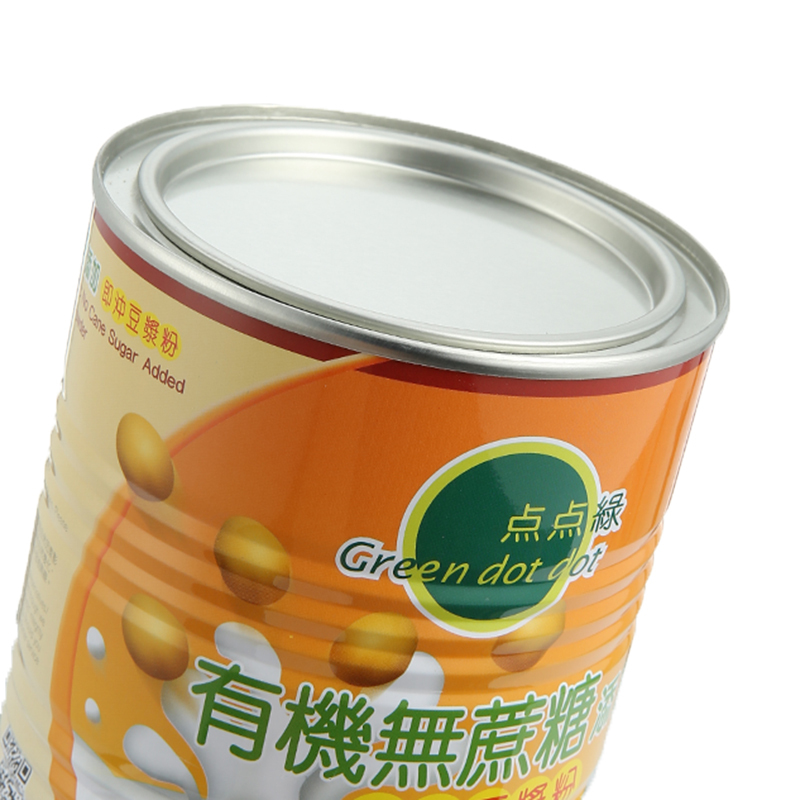 點點綠有機無蔗糖添加即沖豆漿粉-罐裝450g