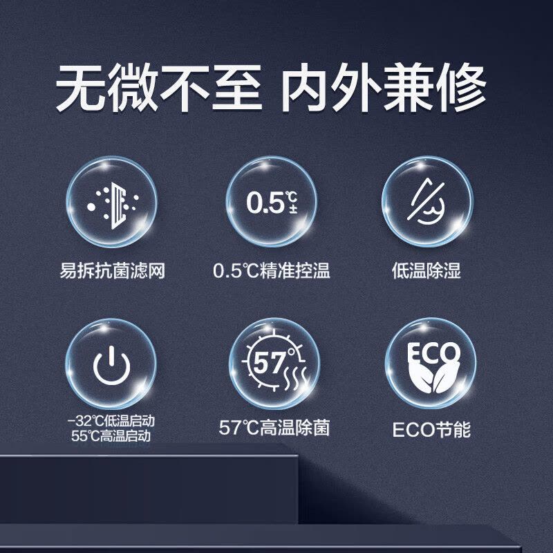 奥克斯 (AUX)空调 3匹立式柜机 新一级能效变频冷暖 节能省电ECO二代 除菌 一键舒风 家用客厅圆柱立柜式空调图片